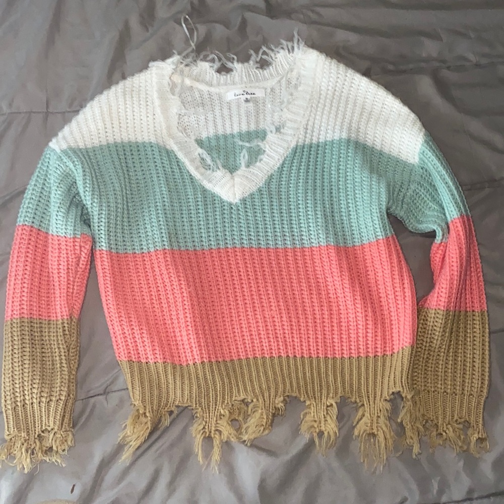 Cropped Knit Sweater